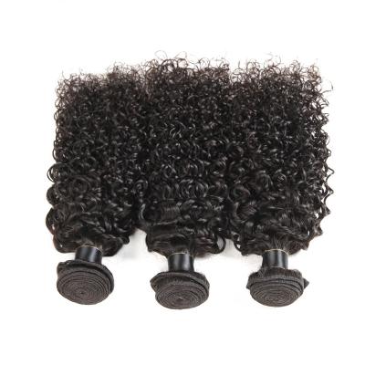 China Jerry Curly Bulk Weave Lined Up by Jerry Curl Wholesale Virgin Cuticle and Closure Color Brazilian Hair Bundles Vendors for sale