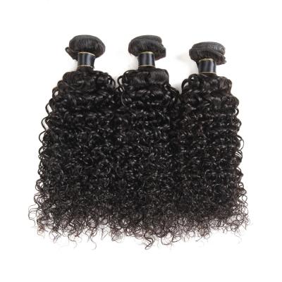 China Jerry Curl Brazilian Curly Hair Extension With Bundles Jerry Curl Virgin Hair Cuticle Aligned Curly And Grade 9A Frontal for sale