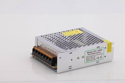 China 110V / 220V AC to DC 12V 10A 120W LED Strip Power Supply IP20 Indoor Use for sale