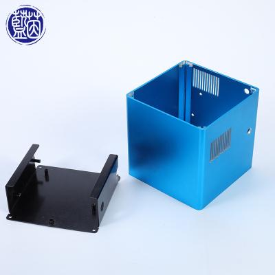 China Sus304; sus301; sus201; spcc oem customized electronic metal shell welding stainless steel sheet metal stamping processing for sale