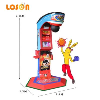 China Plastic+metal+wood+leather Boxing-arcade-machine card payment punching bag kick vending training punching electronic boxing arcade gaming machines for sale