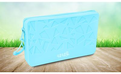 China Small Square Silicone Waterproof Organizer Cosmetic Storage Bag Large Capacity Holder Portable Cosmetic for sale