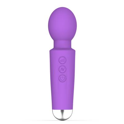 China â ¥ 60min Handheld Electric Breast Vibrating AV Wand Rechargeable Personal Massager for sale