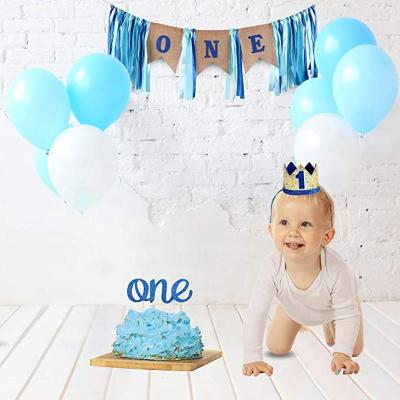 China Fashional New Product Ideas 2021 One Year Old Birthday Boys 1st Party Accessories For Decoration for sale