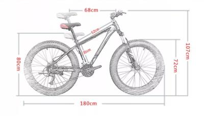 Китай Скорость велосипеда 26x4 700C 8 автошины горы спорт жирная продается