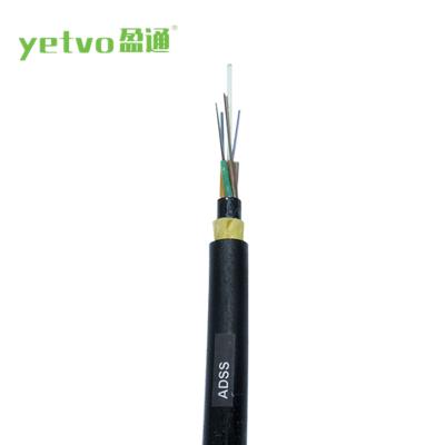 China ADSS Fiber Optic Cable Self-Supporting Outdoor Singlemode Non-mentallic Communication Cable for sale
