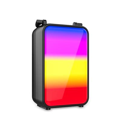China Colorful Led Pulse Table BT 5.0 High Fidelity Speaker Portable LED Flashing Light Music Radio Home Theater DJ Party Light Outdoor Wireless Stage Sound for sale