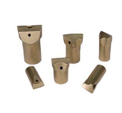 China Horse Y1 Mining / Quarrying / Tunneling / Blasting Shoe Shape Small Bit Tapered Bond 32mm High Quality Stone Carbide Drilling Tools for sale