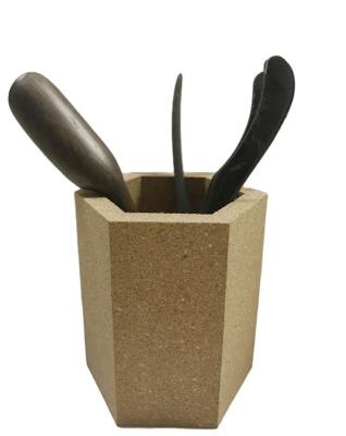 China Natural And Eco-friendly Natural Cork / Wooden Pen Holder / Pen Container Christmas Gift for sale