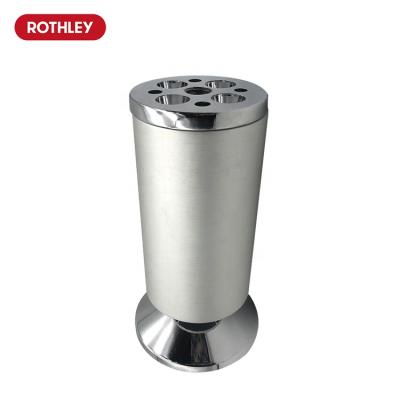 China EUROPEAN Rothley Furniture Accessories Wholesale Modern Luxury Aluminum Sofa Leg Cabinet Bed Metal Leg For Sofa Legs for sale