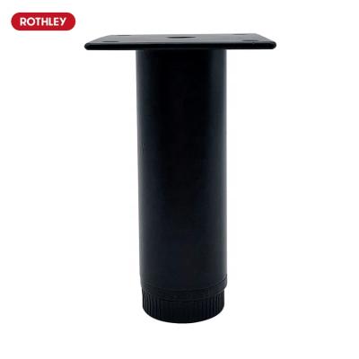China Hot Sale European Rothley Stain Wholesale Black Sofa Foot Decorative Metal Furniture Legs For Sofa Legs for sale
