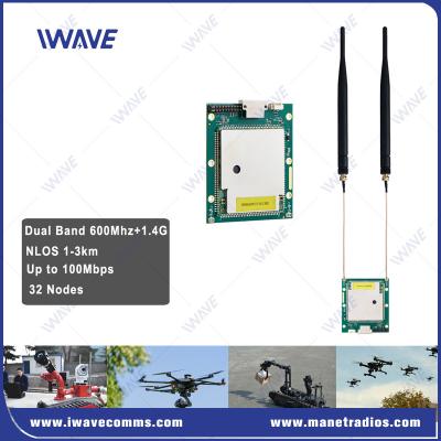 China NLOS 3 km Módulo de rádio Hd Transmissor de vídeo 5 Watts Módulo de rede de malha à venda