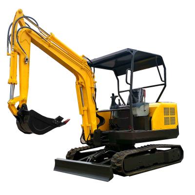 China Construction/Farm/Garden/Road/Railroad Construction Machinery HIXEN Mini Excavator Price 2 Ton Machine With Boom Clearance For Sale for sale