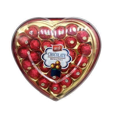 China Popular Cocoa Butter Filled Chocolate Products H24 Milk Chocolate Shortbread New Year Gift Made In A Gift Box for sale