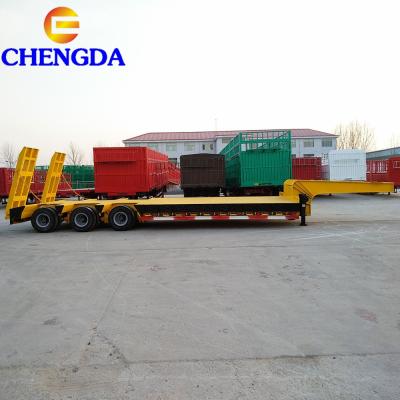 China Chengda Low Bed Trailer Truck Trailer Truck Semi Trailer For Tractor In Malaysia for sale