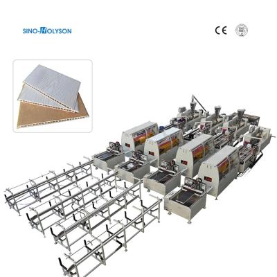 China Sinohs 65/132 Máquina de Fabricação de Painéis de Parede de PVC/ Linha de Produção de Painéis de WPC/ Linha de Produção de Perfis de WPC à venda