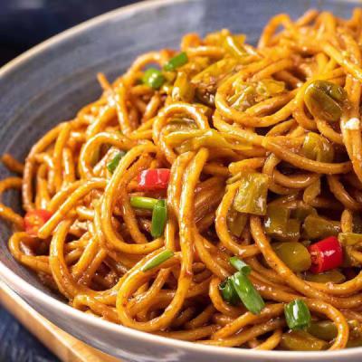 China Indulge In The Perfect Combination Of Sesame Sauce And A Little Kick Of Spice In Vegetarian Spaghetti for sale