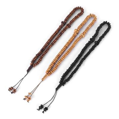 China Pray Beads Premium Quality Muslim Prayer Beads Wooden Islamic Rosary Chain Beads for sale