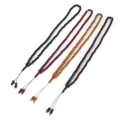 China Pray Newcomer Rosary Beads Mini Prayer Wooden Jewelry Muslim Prayer Beads for sale