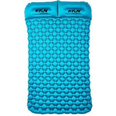 China Lightweight Queen Size Double Couple Inflatable Air Mattress Camping Hiking Bed Hammock Sleeping Pad for sale