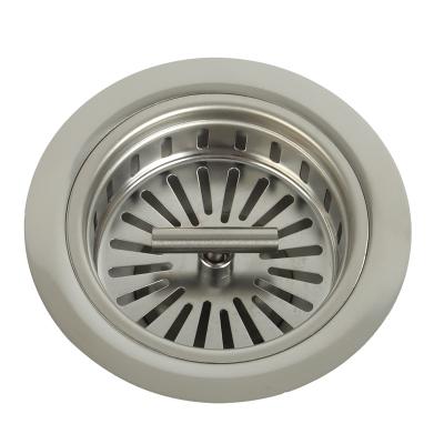 China Durable Kitchen Sink Accessories Drain 304 Stainless Steel Kitchen Sink Strainer Durable Home Sink Waste for sale