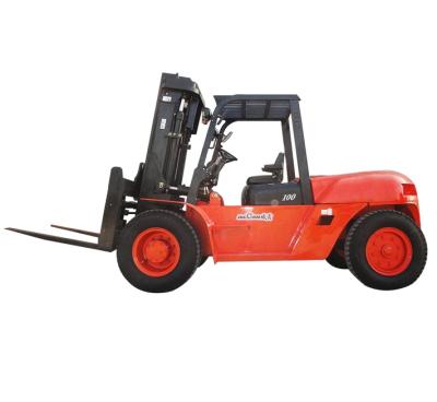 China Building Material Shops Heavy Diesel Forklift Truck With 10 Ton Forklift Good Price for sale