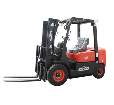 China machinery repair shops 2 ton diesel forklift cabin closed forklift with good forklift price for sale