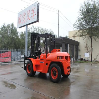 China Cheap used machinery repair shops tcm fd100 forklift.10 ton diesel forklift for sale