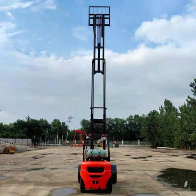 China Construction works cpyd35 xf 3 step mast 2.5 ton 3.5 ton 6 ton lpg forklift for sale