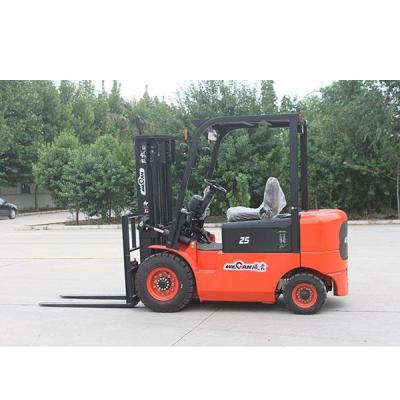 China From Building Supply Stores WE CAN CPD25 2.5t Side Loader Four Wheel Electric Forklift for sale