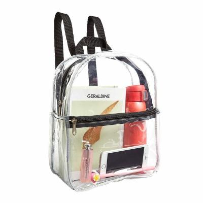 China Solar Panel Kids PVC Customized Backpack Personalized Clear Kids School Approved School Bags for sale