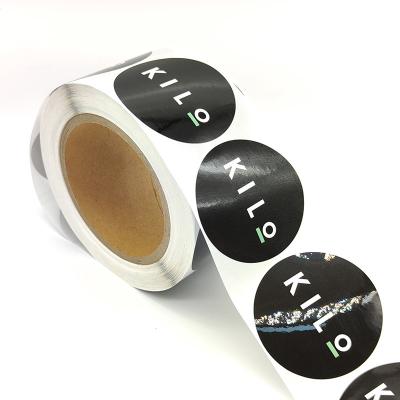 China Matte Lamination Glossy Label Paper Vinyl CMYK Removable Adhesive Labels for sale