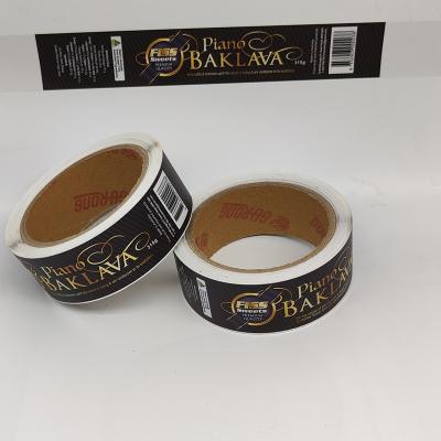 China Avery Permanent Food Adhesive Labels Vinyl Sticker With Matt Lamination for sale