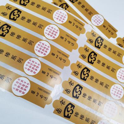 China Permanent Bakery Sticker Labels Kiss Cut Matte Varnishing Printable Vinyl Sticker for sale