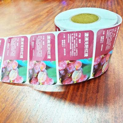 China Digital Printing Food Adhesive Labels for Oval Products in High Demand for sale