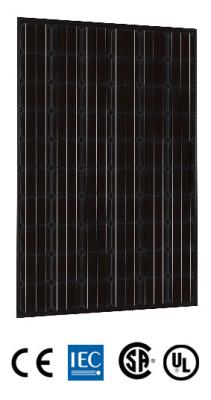 China Black Solar Panels 240 Watt | Monocrystalline for sale