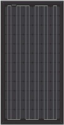China 5 duim Mono-crystalline Zwart Zonnepaneel, 175W-190W Te koop