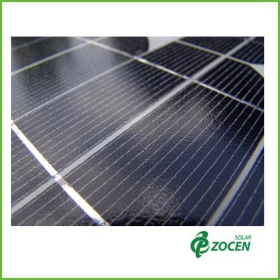 China Photovoltaic 195W Monocrystalline Silicon Solar Panels Black For Home for sale