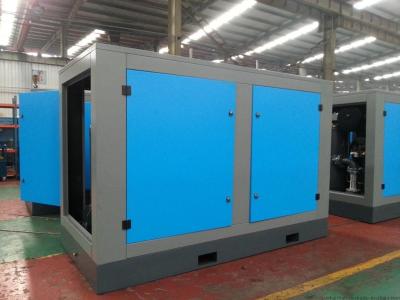China De hoge efficiënte dubbele compressor van de schroeflucht met waterkoeling, luchtkoeling Te koop