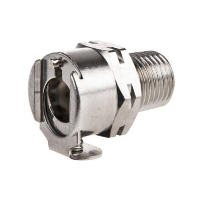China Stainless Steel 1/4NPT BSTP Male Thread Shut-Off Valve Insert Quick Couplers Inserts Push Fit Fittings for sale