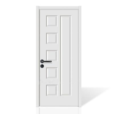 China Cheap bedroom door interior door for houses white color for sale