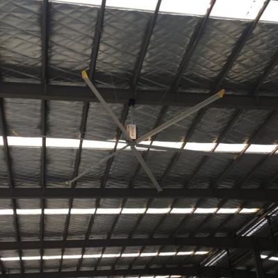 China 18ft Industry Warehouse Workshop Pmsm High Volume And Low Speed Ceiling Fan For Ventilation for sale