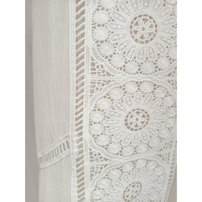 China European and American Elastic Strap Dress Chest Wrap Breathable Summer New Style High Waist Embroidered Air Cut Long Dress for sale