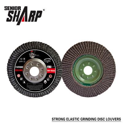 China 4 Inch Grit 40 60 80 Grit Flexible Zirconia Flap Disc for Stainless Steel for sale