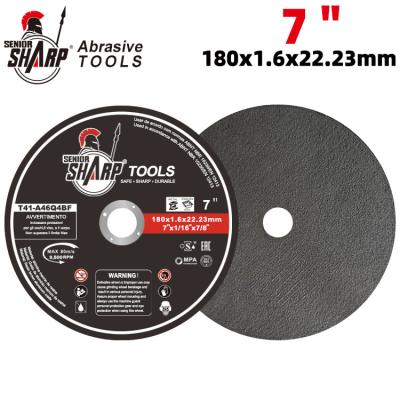 China China 7inch 180x1.6x22.2mm Abrasive Cutting Disc Cutting Disc for Stainless Steel Inox for sale