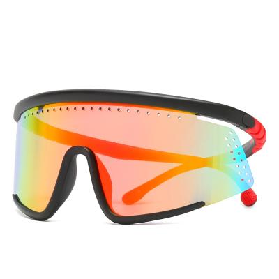 China Silicone+PC Glass Sports Cycling Sunglassess Running Sunglasses Shape Sun Glass OEM ODM for sale