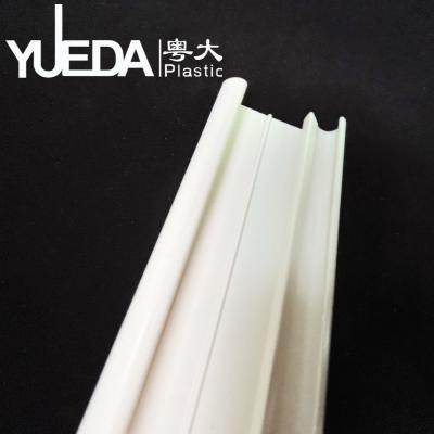 China Chemical Resistance PVC Plastic Profiles Plastic Clamp Strip Non Toxic for sale