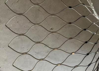 China 7x7 Balustrade Cable Mesh 316L Stainless Steel Rope Mesh Zoo Mesh for sale