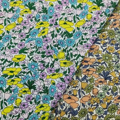 China High Quality Plain Weave Stretch HuaZu Textile Printed Pattern Rayon Challis Poplin Fabric for sale