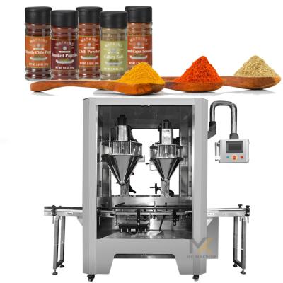 China Food Energy Saving Auger Automatic Screw Seasoning Chilli Peppers Curry Spice Powder Filling Machine Price for sale